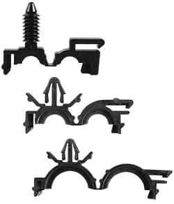 130 Pcs Push Mount Cable Ties Standard Zip Tie Mount Car Wire Loom Routing Clips for Polaris UTV Jeep Wrangler Vehicles Home Appliances 6 Different Sizes Universal Management Cable Ties