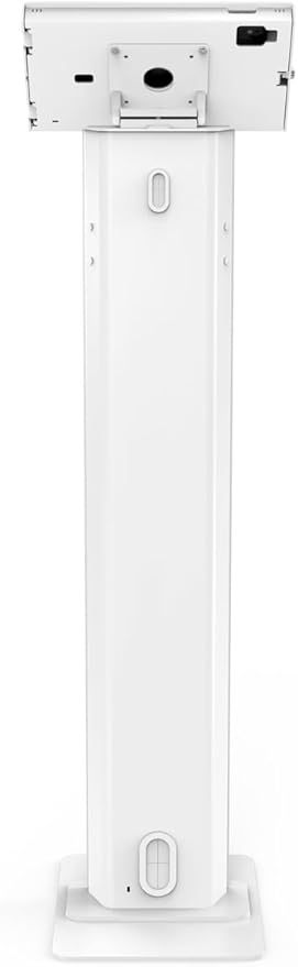 Compulocks iPad Air M2 & M3 11" Apex Enclosure Brandable Floor Stand – Secure Tablet Display Kiosk Mount, Digital Signage, POS Display - White