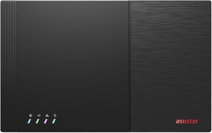 Asustor Flashstor 6 FS6706T - 6 Bay All-SDD NAS Storage, Quad Core 2.0GHz, Dual 2.5GbE Ports, 4GB RAM DDR4, Computer Network Attached Storage with 2 x 4TB NVMe SSD