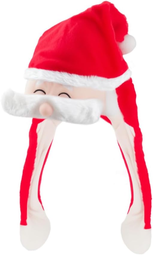 Plush Ear Moving Jumping Hat,Cute Fluffy Cap, Soft Warm HeadWear