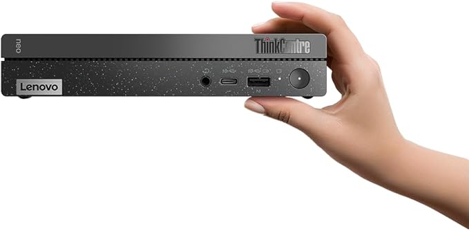 Lenovo ThinkCentre neo 50q Gen 4 Business MFF Desktop, 13th Gen Intel Core i5-13420H, 16GB RAM, 512GB PCIe SSD, Display Port, HDMI, RJ-45, Wi-Fi 6, Windows 11 Pro