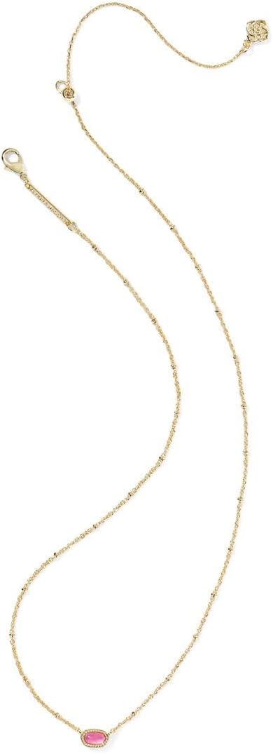 Kendra Scott Mini Elisa 14k Gold-Plated Satellite Short Pendant Necklace, Fashion Jewelry for Women