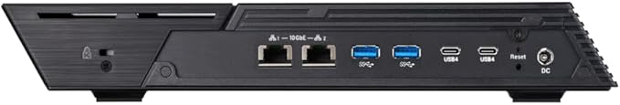 Asustor Flashstor 12 Pro Gen 2 FS6812X 12 Bay All-SDD NAS Storage, Quad-Core 2.3GHz CPU, Dual USB 4 Ports, Dual 10GbE Port, 16GB ECC RAM DDR5,Network Attached Storage with 4 x 4TB NVMe SSD