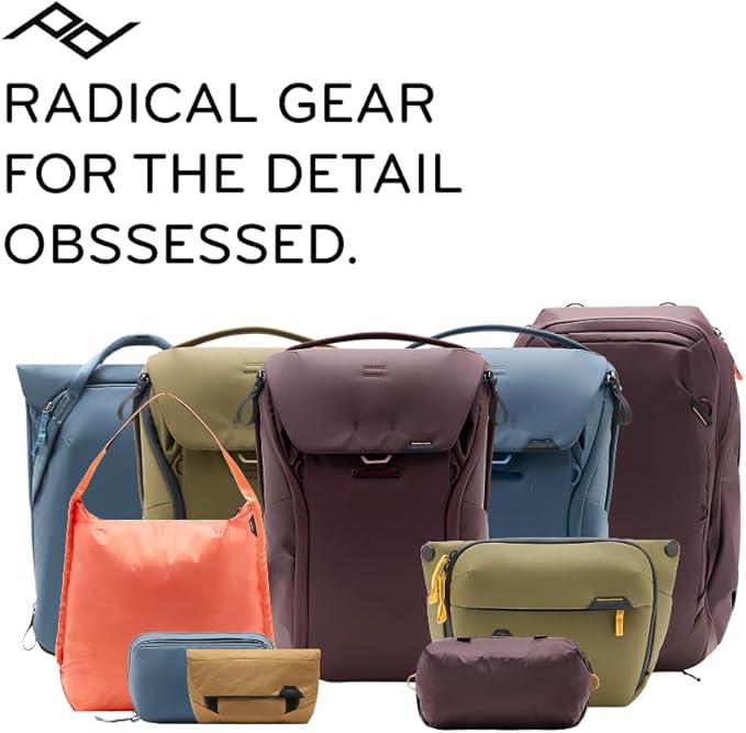 Peak Design Tech Pouch, Kelp, Electronics Organizer for Travel or Everyday Carry, Origami-Style Storage, Cable Pass-Through, Weatherproof Recycled Nylon, Gear Carry Bag for Men and Women