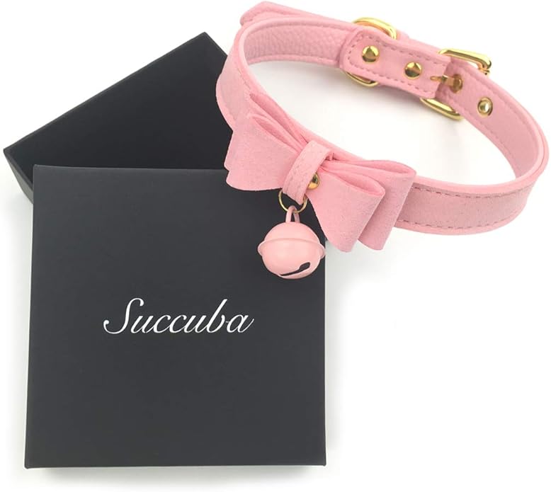 Bell Choker Collar Necklace Lolita Bow Collar Cat Kitty Velvet Necklace