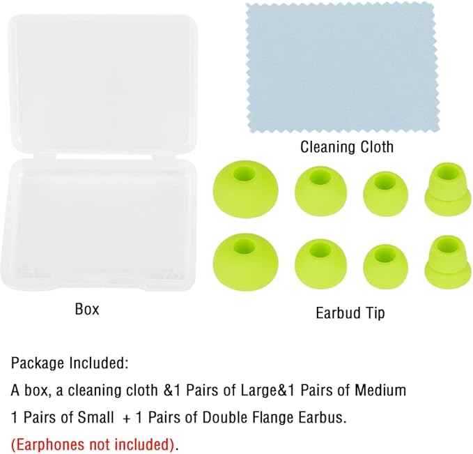Replacement Silicone Eartips Earbuds Eargels Compatible with Powerbeats 1/2/3 Wireless Beats by Dre Headphones,4 Pairs Earbud Cap(Yellow)