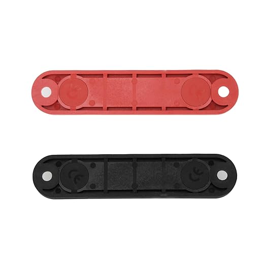 150A 12V Power Distribution Block with 2 x 1/4" (M6) Studs + 5 x M4 (#8) Screws Max 150A 48V DC 300V AC for Automotive Car Marine Truck Boat