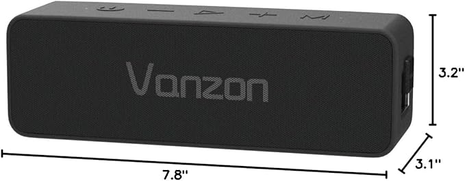 Vanzon Bluetooth Speakers V40 Portable Wireless Speaker V5.0 with 24W Loud Stereo Sound, TWS, 24H Playtime & IPX7 Waterproof, Suitable for Travel, Home&Outdoors,Hij-Purple