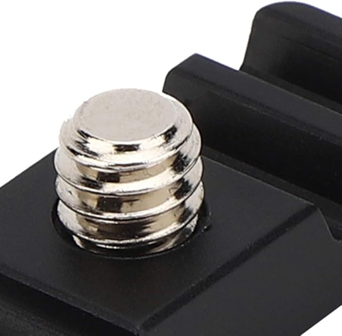 Camera Cage Cable Clamp, CNC Integrated Mounting Clamp, 1/4" Universal Portable Cage Fitting Wire Clip for Camera Data Cable Management