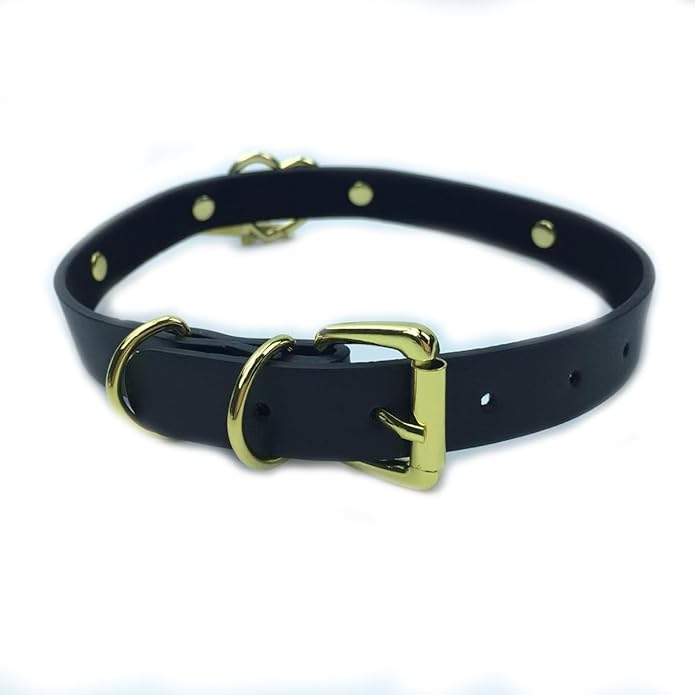 Succuba Handmade Heart Ring Rhinestone Letter Pu Leather Choker Collar Necklace for Women and Men