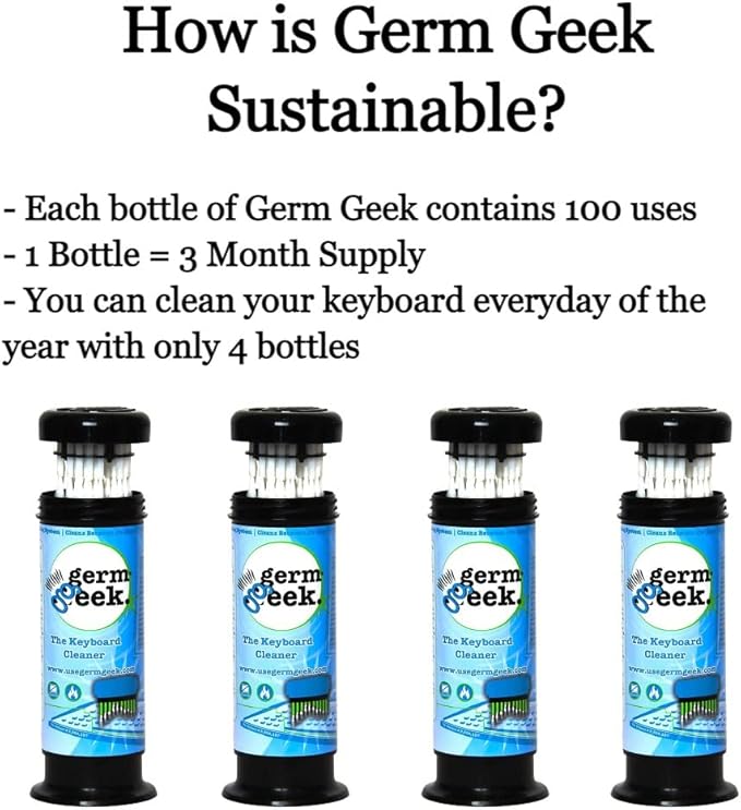 Keyboard & Electronics Cleaning Kit | Patented Precision Brush | Multi-Purpose Tool for MacBook, Laptop, Phone & AirPods | USA-Made, Eco-Friendly & Safe Computer Cleaner
