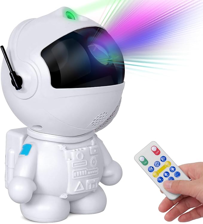 Astronaut Galaxy Projector with Nebula, Star Projector Ceiling LED Lamp with 8 Modes Astronaut Starry Night Light with Remote Kids Projector Gift for Boys Adults for Bedroom, Birthdays