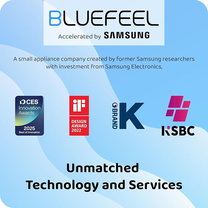 Bluefeel Portable Handheld Turbo Fan, 5-Speed Mini Personal Fan with Adjustable Turbo Mode, 16H Max Cooling Time, and 3000mAh USB Rechargeable Battery for Travel/Outdoor/Home/Office (Soda White)