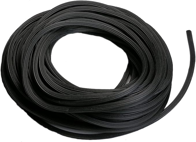 Window Screen Spline, (.125" x 40ft +.14" x 40ft +.16" x 40ft) 3 Sizes in 1 Kit - Screen Retainer Spline for Window Screen Replacement, Black, Tooltriz