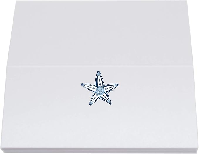 Starfish Place Cards, Set of 150, Pre-cut and Scored - Wedding, Party, Dinner, and Special Events - Made in the USA
