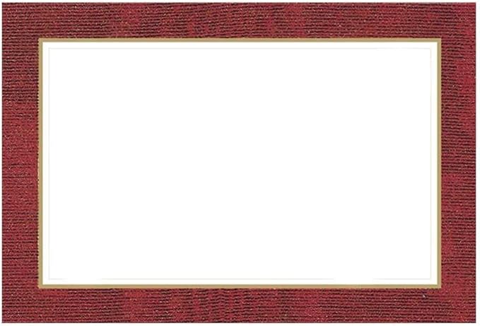 Caspari Moiré Place Cards in Red, 30 Included