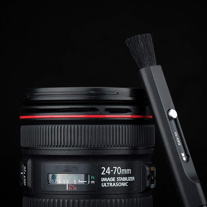 Compact Lens Cleaning Pen,Lens Cleaner Brush for Camera Filters Camcorders Leupold Scope Binoculars Keyboards VR Headset and More Electronics