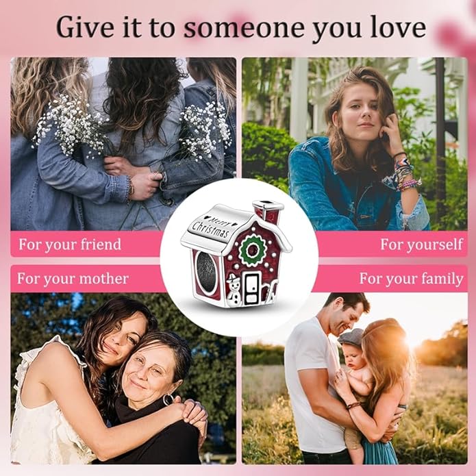 MULA 925 Sterling Silver Charms for Bracelets and Necklaces Family Letters Dangle Pendants Airplane Travel Beads Family Tree Jewelry Charms for Women