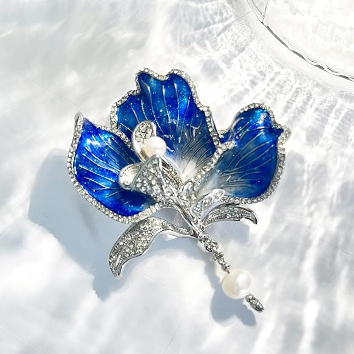 Brooch Pin - Gold Plated | Ideal Gift for Mom & Wife on Thanksgiving Day, Birthdays & Weddings