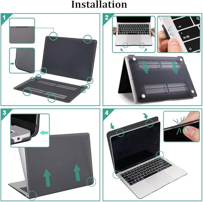 Mektron for MacBook Air 13 Case A1466/A1369 (2010-2017 Release), Snap-on Plastic Hard Shell Cover for MacBook Air 13.3 inch with Keyboard Cover,Garden Flowers