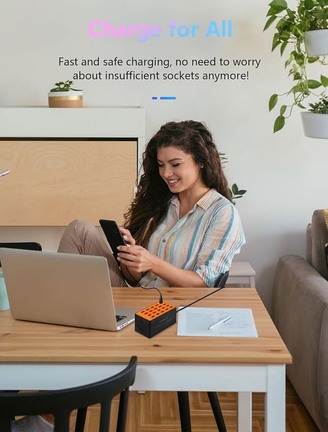 Charging Station, 100W20Port USB Charging Station, Multiple USB Charger Station, Charging Station for Multiple Devices, Multi USB Charging Station