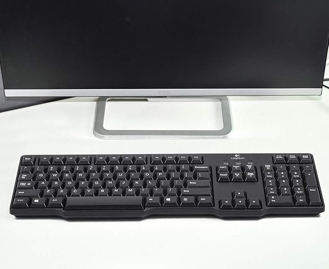 English Keyboard Stickers, 2 Pack Replacement Keyboard Letters Sticker with White Font on Black Background Universal for Computer Laptop Desktop, Matte Alphabet Stickers