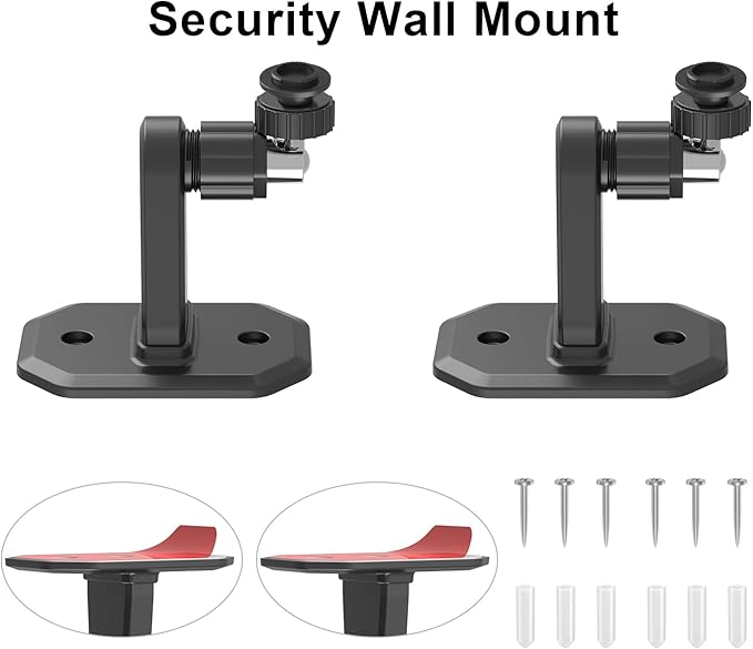 2 Pack 360 Degree Adjustable Mount for All-New Blink Outdoor (4th Gen, 3rd Gen) & Blink XT / XT2, Mini Camera Mounting Bracket, Wall Mount