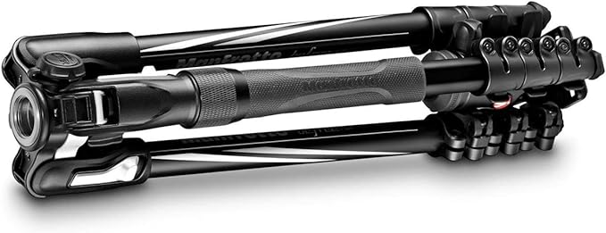 Manfrotto MKBFRLA4B-BHM Befree Advanced 2N1 Travel Tripod with Monopod, Lever Lock, Tripod Bag, Plate and Ball Head Included for Canon, Nikon, Sony, DSLR, CSC, Mirrorless, Up to 9 kg, Aluminium