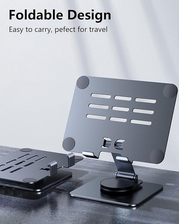 for Samsung Galaxy Z Fold 7 6 5 4 All Fold Smartphones Bluetooth Keyboard Stand Mouse & Pen Set, Portable Travel Wireless Keyboard Adjustable Foldable Aluminum Alloy Desk Holder for 4.7"-8.5" Tablets