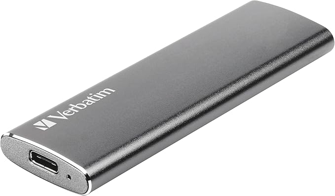 Verbatim 480GB Vx500 External SSD, USB 3.1 Gen 2 - Graphite (47443)
