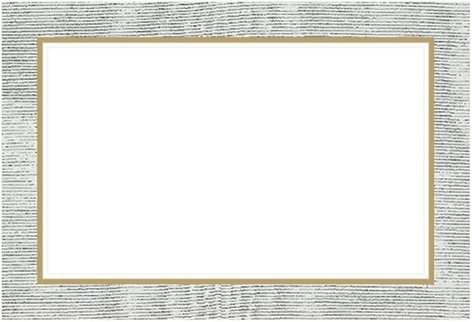 Caspari Moiré Place Cards in Silver, 30 Included