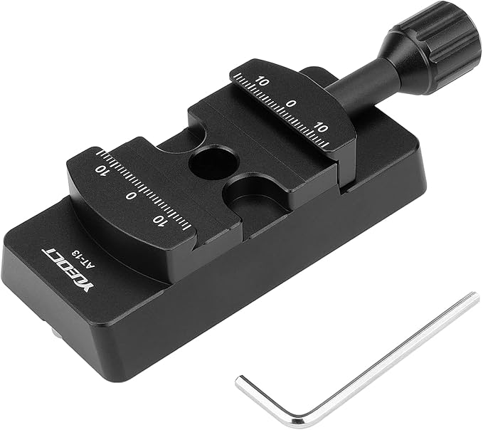 V Size Rail Bar Dovetail Mounting Plate with Arca Swiss Type Clamp for Vixen Style Dovetail Saddles Telescope Scope Adapter Mount Base OTA Equatorial Tripod Sky Astrophotography - Vixen to Arca