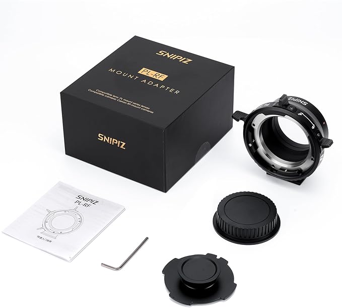 PL-RF Lens Mount Adapter with Rotary Lock Mount Converter Compatible with PL Lens to Canon RF Mount Cameras EOS R EOS R5 EOS R6 EOS R3 EOS Ra EOS RP