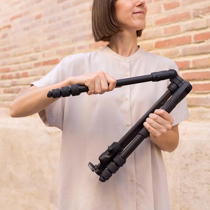 Manfrotto Befree Advanced AS, Camera Tripod, Twist Lock, Compatible with Arca-Swiss, Portableand Compact, Alumiium, Travel Tripod Kit, Ball Head, for DSLR, Mirrorless, Camera Accessories