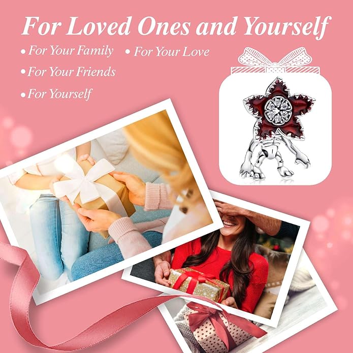 Cute Fashion Heart Charms,S925 Sterling Silver Charm,Bead for Bracelets and Necklaces,For Women Jewelry Present