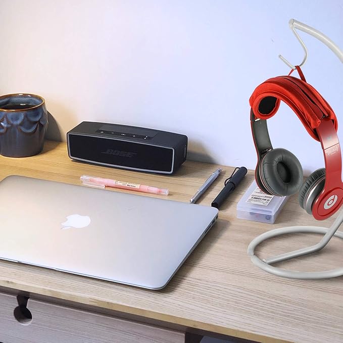 TXEsign Universal Replacement Headband Cushion Pad Cover Protector Compatible with ATH M50X, QC 35i/35ii, QC25, Solo 2/Solo 3, Studio 2/3 Headphones (Red)