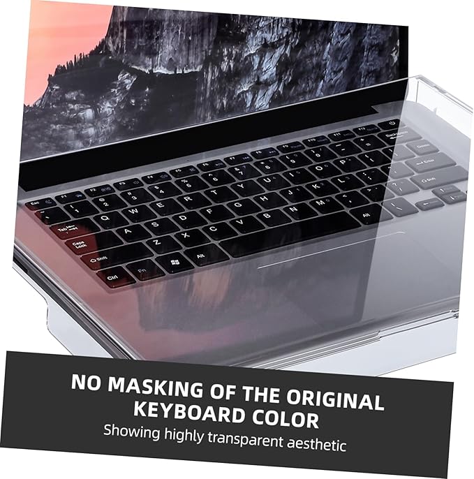 Gadpiparty Acrylic Keyboard Cover Clear Waterproof Laptop Keyboard Protector Computer Mechanical Keyboard Accessories 14 Inch