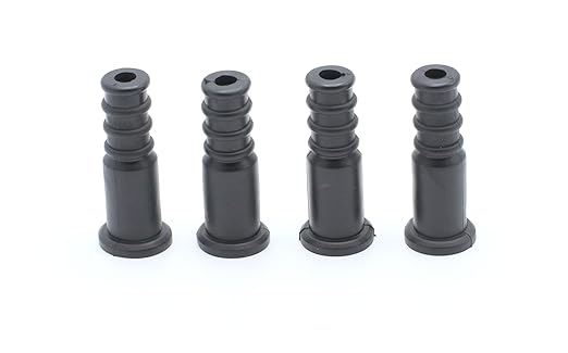 THE CIMPLE CO Coaxial Cable Weather Boot - RG6 Connectors RG59 Ends Coaxial Boots - Weatherproof (Black) - Pack of 50