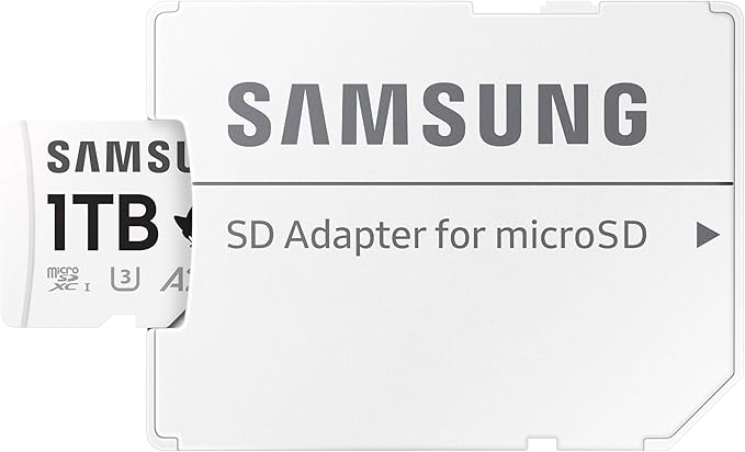 Samsung PRO Plus Sonic The Hedgehog + Adapter, 1TB microSDXC, Up-to 180MB/s, Full HD & 4K UHD, UHS-I, C10, U3, V30, A2, for Nintendo-Switch, Steam Deck, GoPRO, DJI Drone, Tablets (MB-MD1T0SA/LC1)