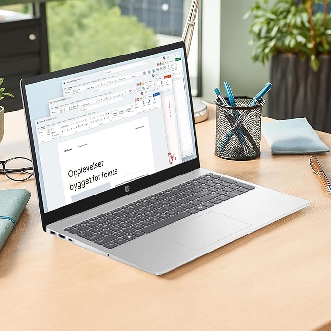 HP 2025 15.6" Touchscreen Laptop Computer, Intel Core i3-1315U(Up to 4.5GHz), 64GB RAM, 2TB SSD, Windows 11 Pro, Copilot AI, HD Display, Wi-Fi 6, Bluetooth 5.3, w/Accessories for Business & Student