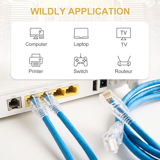 MECCANIXITY 60pcs Cat6 RJ45 Pass Through Connectors, RJ45 Connector 8P8C Gold Plated Plugs with 60pcs Red Strain Relief Boots for Solid or Stranded UTP Ethernet Cable, 1.1mm