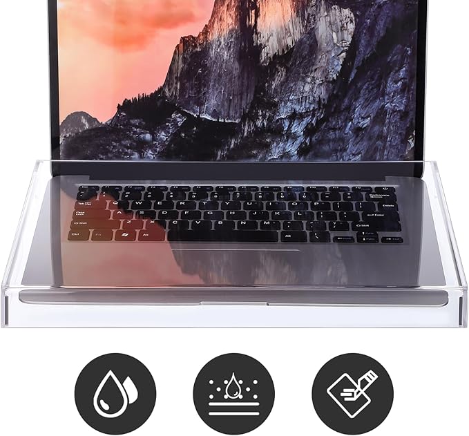 TOYANDONA Acrylic Keyboard Protector Protective Cover Transparent Laptop Protector Versatile Keyboard Cover for Desktop and Laptop Durable and Easy to Clean
