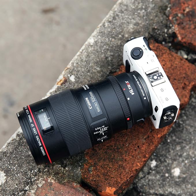 Viltrox EF-EOS M Electronic AF Auto Focus Lens Mount Adapter for Canon EF/EF-S Lens to Canon EOS-M (EF-M Mount) Mirrorless Camera M1 M2 M3 M5 M6 M10 M50 M100