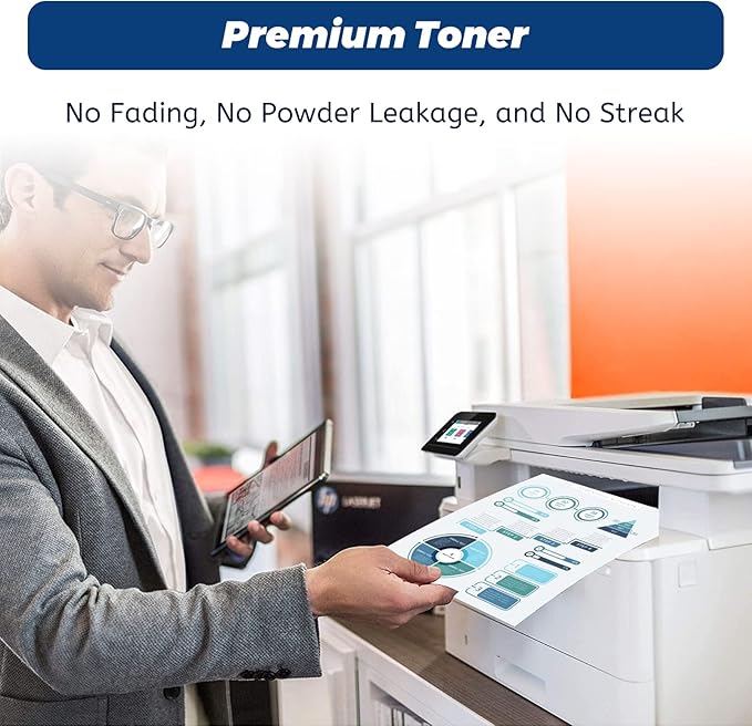 212A Yellow Toner Cartridge,Compatible Replacement for HP 212 A 212X W2122A W2120X, for HP Color Laserjet Enterprise M554 m554dn M555 M555dn Flow MFP M578 Printer, with Upgraded Chip,No Fading