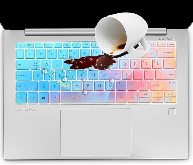 Colorful Keyboard Cover for HP EliteBook 830 835 840 845 1040 G9 G10 2024 2023 2022 13.3 14 inch Laptop Accessories Keyboard Protective Skin (Not fit The 830/840/845/1040 G11 G8 G7 G6 G5 G4 G3)