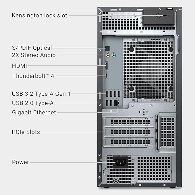 Dell Tower Plus EBT2250 Desktop Computer - Series 2 Intel Core Ultra 9 285 24-Core Processor up to 5.6 GHz, 32GB DDR5 RAM, 8TB NVMe SSD, NVIDIA GeForce RTX 4060 8GB GDDR6, Windows 11 Pro, Graphite