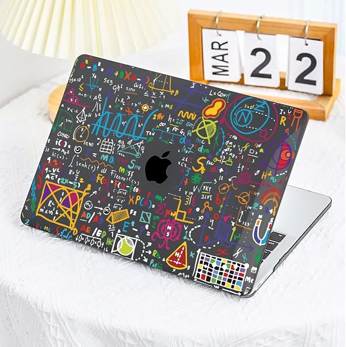 Compatible with MacBook Pro 13 inch Case M2 M1 A2338 2022 2021 2020-2016 A2251 A2289 A2159 A1989 A1706, Pattern Plastic Hard Shell Keyboard Cover Screen Film Webcam Cover, Abundant Formula