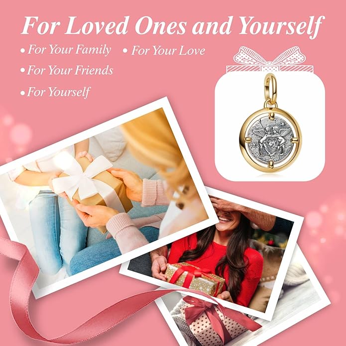 Cute Fashion Heart Charms,S925 Sterling Silver Charm,Bead for Bracelets and Necklaces,For Women Jewelry Present