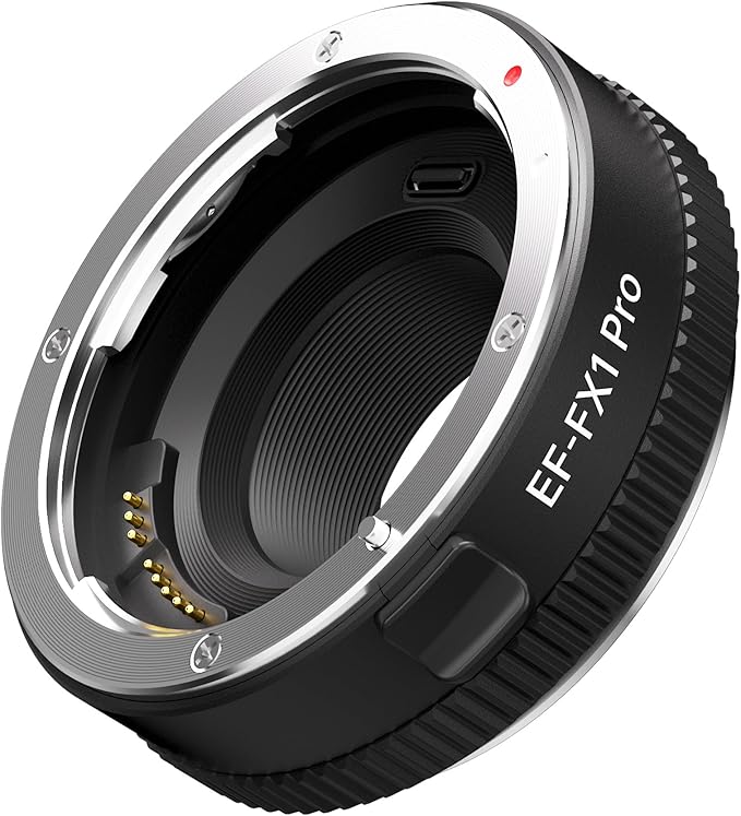 VILTROX EF-FX1 PRO Auto Focus Lens Mount Adapter Converter with Aperture Control Compatible with Canon EF/EF-S Lens to Fuji X-Mount Mirrorless Camera X-H1 X-PRO2 X-T2 X-T3 X-T1 X-T20 X-T10 X-E2 X-E1
