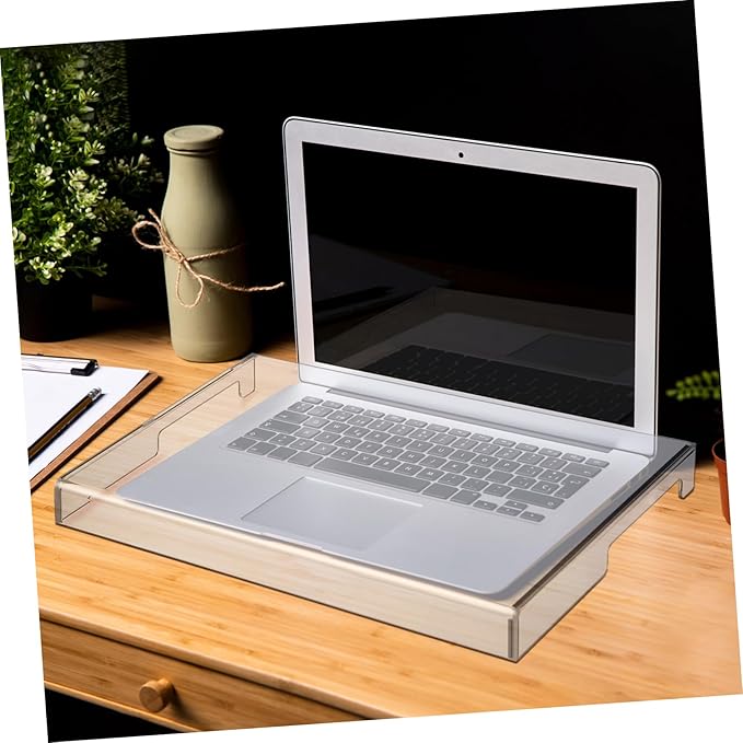 DOITOOL Clear Acrylic Keyboard Cover Protector, 15.6 in Laptop Keyboard Cover Mechanical Laptop Protector Cats from Touching Keyboard,15.7x10.4x1.6in